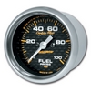 2-1/16" FUEL PRESSURE, 0-100 PSI, CARBON FIBER